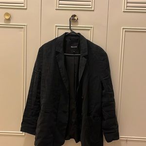 Madewell Relaxed Blazer Black